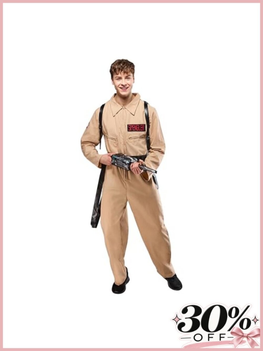 Ghostbusters Costume Adult Jumpsuit Inflatable Proton Pack Halloween